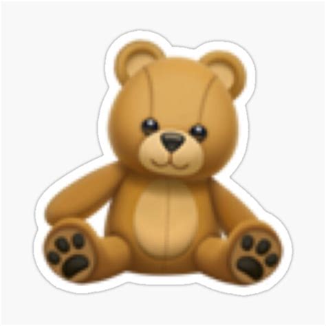 "teddy bear" Sticker for Sale by Elizakorelova | Redbubble