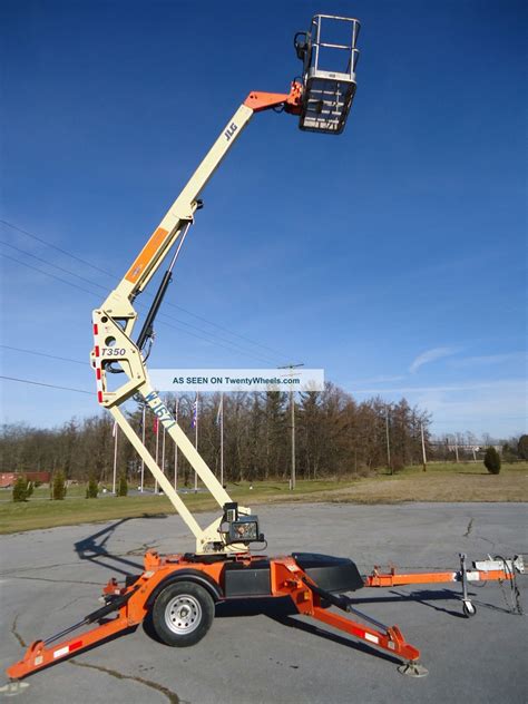 2008 Jlg T350 Tow - Behind Boom Lift Towable Manlift Man Lift Aerial ...