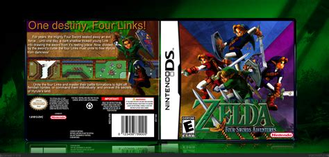 The Legend of Zelda: Four Swords Adventures Nintendo DS Box Art Cover by ClonedX