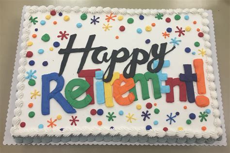 Pin by Melissa Herrin on Food - Cake | Retirement cakes, Retirement cake decorations, Retirement ...