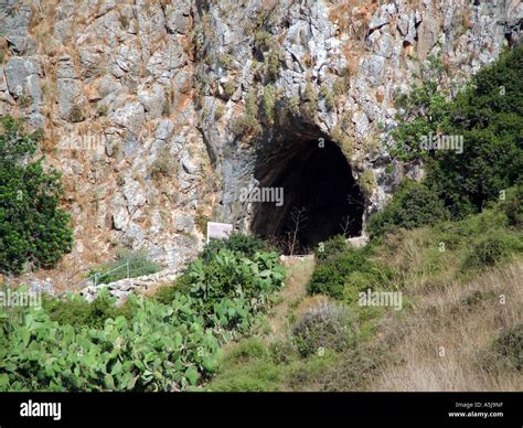 The caves of mount Carmel Israel Stock Photo - Alamy