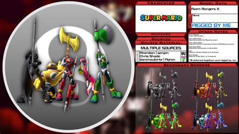 3D Model Showcase - Axem Rangers X by SeekingtheSky on DeviantArt