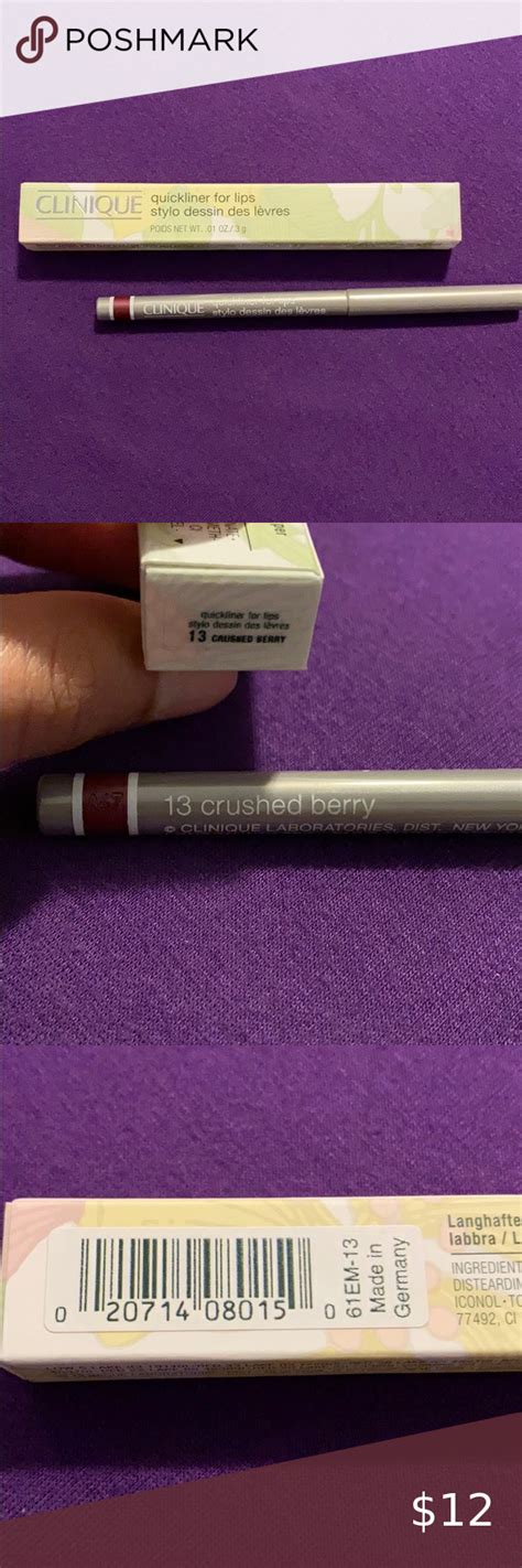 Clinique Quickliner for lips in 13 Crushed Berry | Clinique quickliner ...