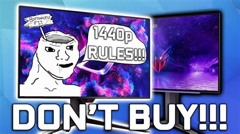 Don’t Buy a 1440p Gaming Monitor - Here’s Why - YouTube