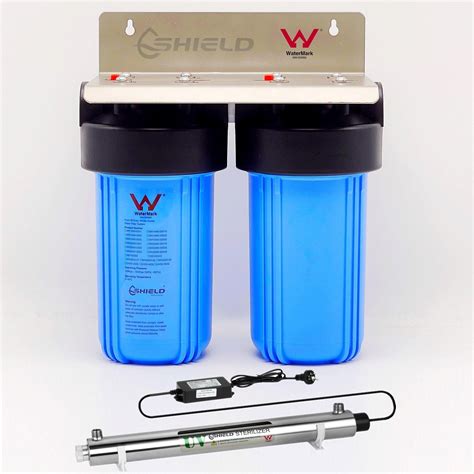 Whole House Water Filter System 10" x 4.5" Ultraviolet UV Sterilizer | Shield Water Filter