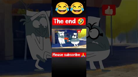 the end 🤣#funny #viral #cartoon #shorts - YouTube