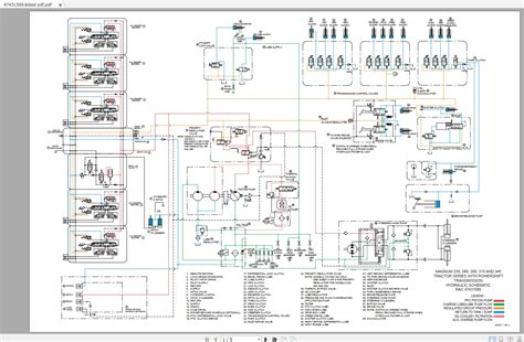 CASE IH MAGNUM 235 260 290 315 340 Tractors Hydraulic Schematics_47431595