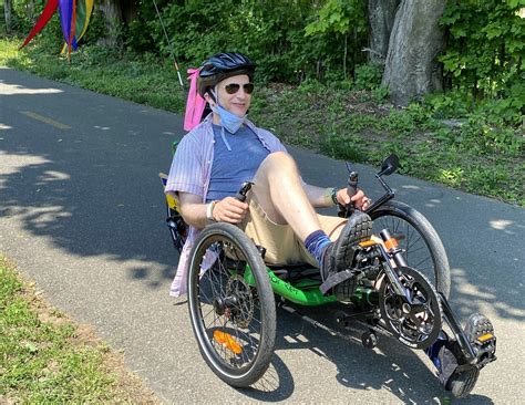 Recumbent bicycles growing in popularity among older adults