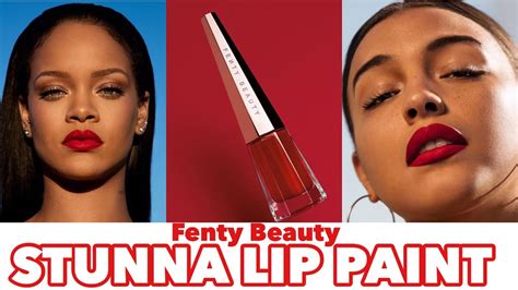 FENTY BEAUTY STUNNA LIP PAINT - YouTube