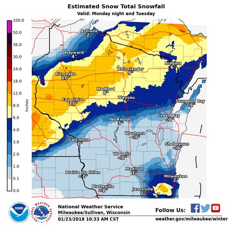 January 23, 2018 Localized Heavy Snow