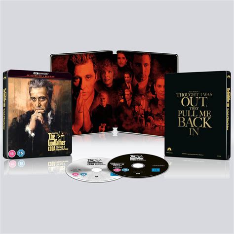 The Godfather Coda 4K Ultra HD Steelbook (Includes Blu-ray) 4K | Zavvi Australia