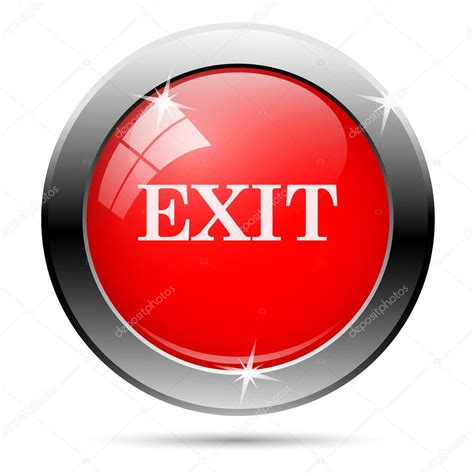 Exit icon Stock Vector by ©valentint 23855751