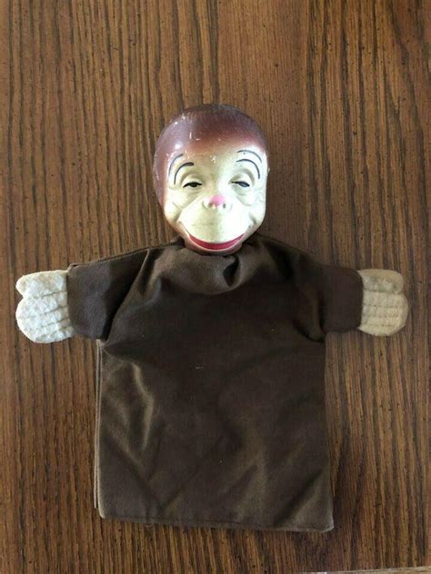 Vintage 1930's or 1940's Monkey Hand Puppet. | #3841374308