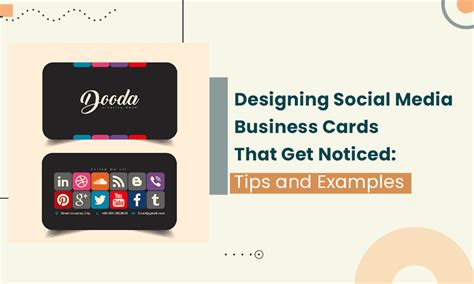 Designing Social Media Business Cards That Get Noticed
