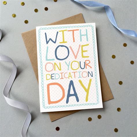 With Love on Your Dedication Single Card | Free Delivery when you spend ...