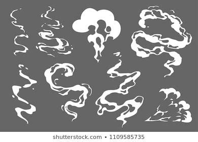 Vector Smoke Set Special Effects Template Stock Vector (Royalty Free) 1109585747 | Smoke drawing ...