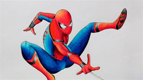 + how to draw spider man homecoming | #The Expert