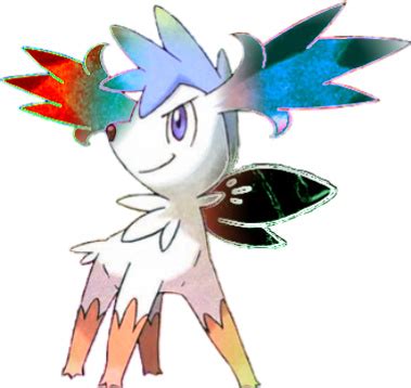 Shiny Shaymin- Sky Forme by vib3s on DeviantArt