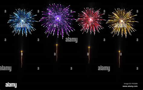 fireworks explosion colorful Stock Photo - Alamy