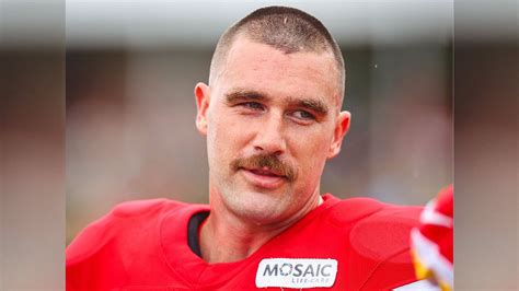 NFL fans brutally roast Travis Kelce's mustache debut at Chiefs ...