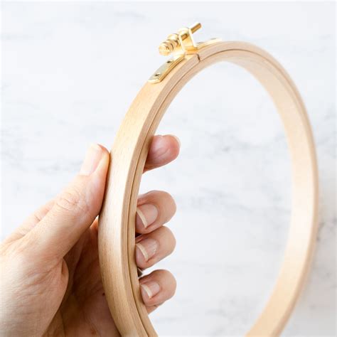 Premium Hardwood Embroidery Hoops - 5/8" Thick - Stitched Modern