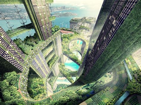 WOHA, Vertikale Städte \\ © Rendering: Obilia | Vertical city ...