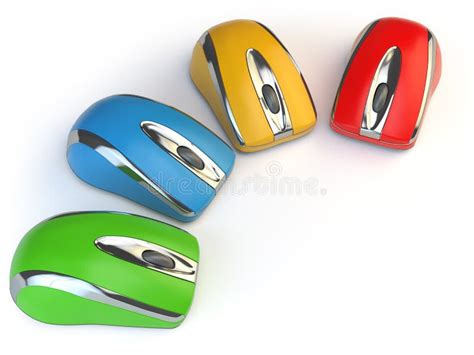 Colorful Wireless Computer Mice Stock Illustrations – 10 Colorful ...