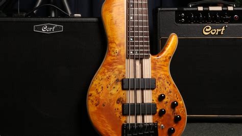 Cort buffs up the Artisan single-cut bass with a non-multi-scale length ...