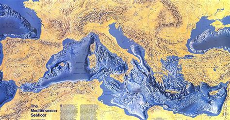 GeoGarage blog: Bathymetry of Mediterranean sea