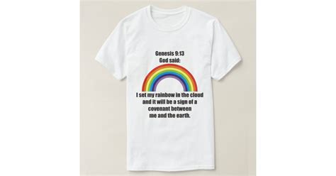 God's Rainbow Covenant T-Shirt | Zazzle