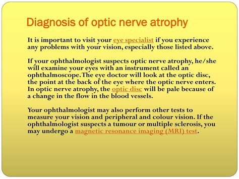 PPT - Optic Nerve Atrophy: A guide to symptoms, causes and treatment PowerPoint Presentation ...