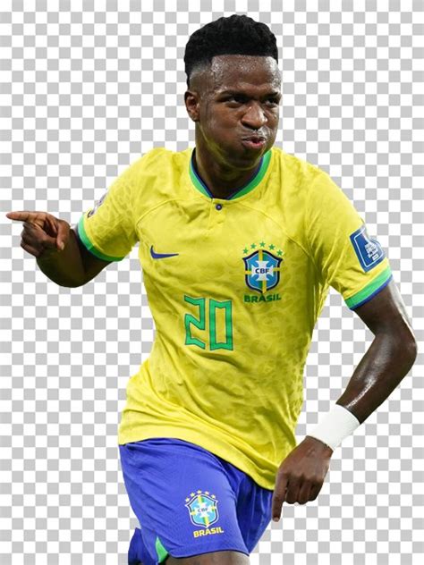 Download Vinicius Junior transparent png render free. Brazil national ...