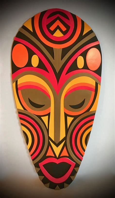 African Mask | African art paintings, African art projects, Africa art design