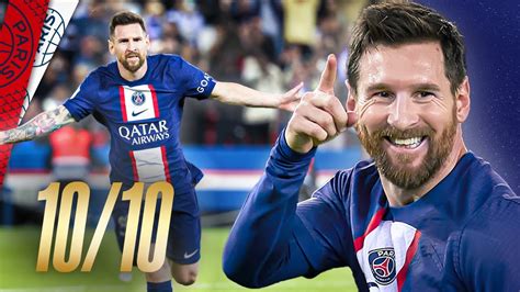 Lionel Messi 10 Goals/10 Assists In Ligue 1