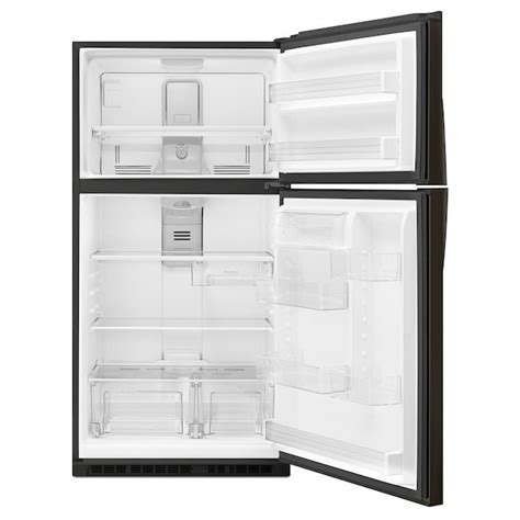 Whirlpool 21.3-cu ft Top-Freezer Refrigerator (Fingerprint Resistant ...