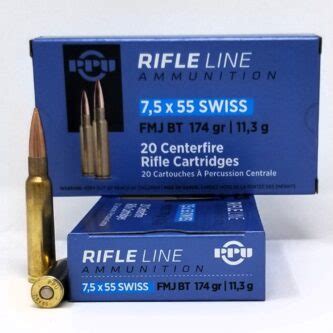 7.5x55 Swiss Ammunition - In Stock and On Sale - KIR Ammo