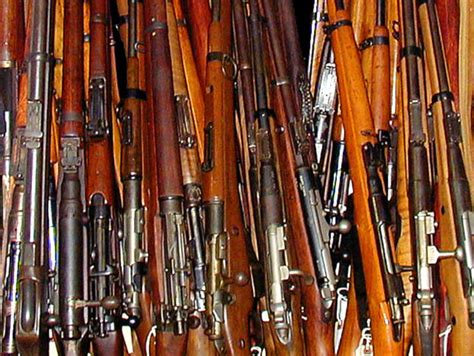 Rifles | Part of my unreasonably large bolt-action military … | Flickr