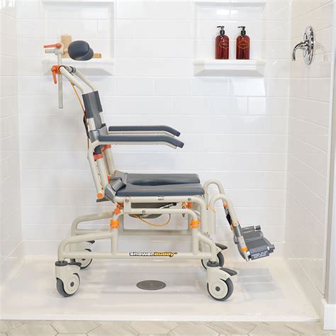 Roll-in Buddy Tilt Shower Commode Wheelchair - ElderEase