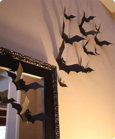 50+ Cheap & Easy To Make Halloween Bats Decoration Ideas