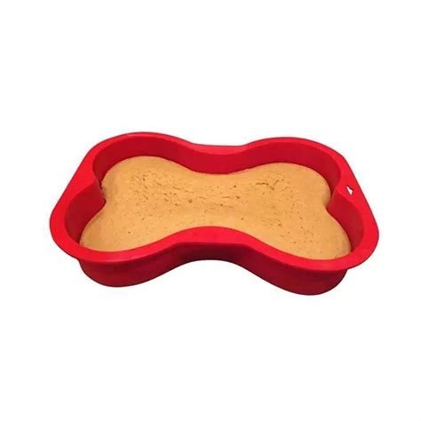 Dog Bone shape cake pan, non-stick Silicone for cake mixes (reusable) – WOOFALICIOUS.SG