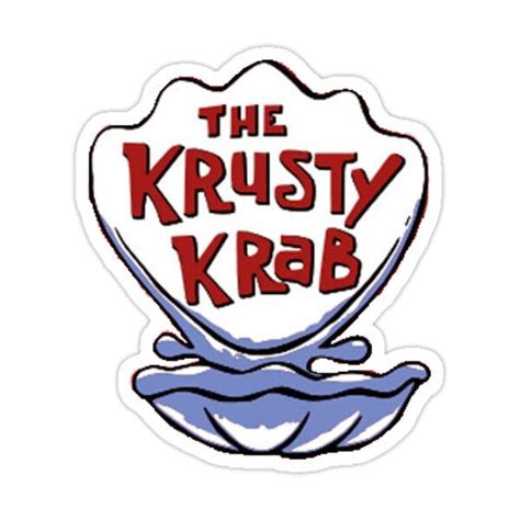 Krusty Krab Sticker by ksell in 2021 | Bubble stickers, Tumblr stickers ...