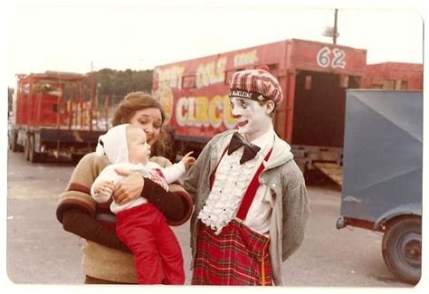 I've always really liked the circus. Here i am meeting my first clown in 1979. | Couple photos ...