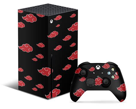 Naruto Akatsuki Pattern Xbox Series X Skin Sticker Vinyl Bundle – Anime ...