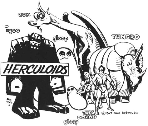 Saturday Morning Cartoon Super-Heroes - The Herculoids