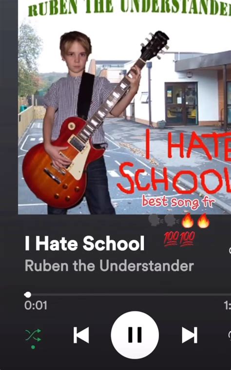 I Hate School - Ruben the Understander : r/punk