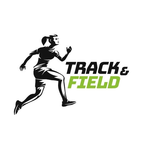 Free Vector | Flat design track and field logo template