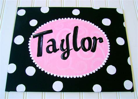 Hand painted personalized girls11X14 name art canvas. $36.99, via Etsy ...