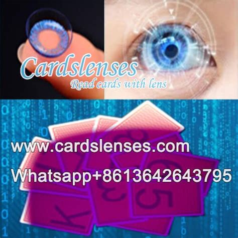 Professional Marked Playing Cards Contact Lenses