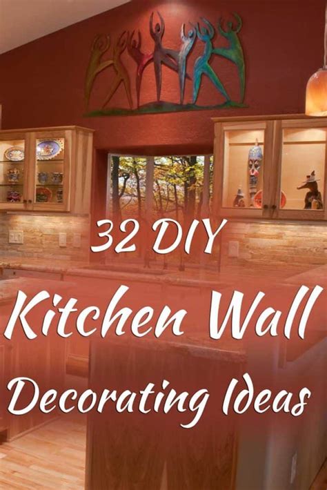 32 DIY Kitchen Wall Decorating Ideas