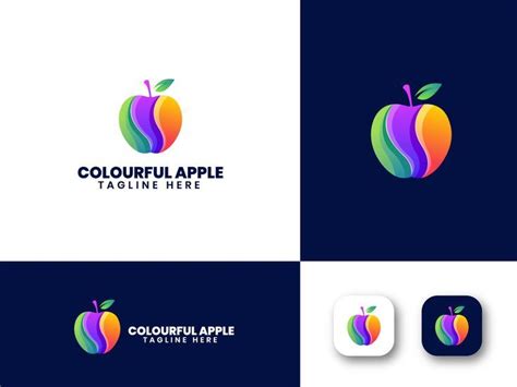 colourful apple logo | Apple logo design, Apple logo, Color